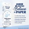 Cleancult Dish Soap Liquid Refill (32oz, 1 Pack) – Plant Based Cleaning Power – Dish Soap that Cuts Grease & Grime – Free of Harsh Chemicals – Uses 90% Less Plastic – Mandarin Peel(Fragrance Free)