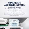 Cleancult Laundry Detergent Sheets – Resealable Box – 3 Stain Fighting Enzymes – Juniper Sandalwood – 60 Loads – Free of Harsh Chemicals – No Mess – No Plastic Waste(Free & Clear)