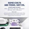 Cleancult Laundry Detergent Sheets – Resealable Box – 3 Stain Fighting Enzymes – Juniper Sandalwood – 60 Loads – Free of Harsh Chemicals – No Mess – No Plastic Waste(Wild Lavender)
