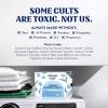 Cleancult Laundry Detergent Sheets – Resealable Box – 3 Stain Fighting Enzymes – Juniper Sandalwood – 60 Loads – Free of Harsh Chemicals – No Mess – No Plastic Waste(Fresh Linen)