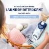 Ultra Concentrated Liquid Laundry Detergent Soap, 64 loads (32 oz), 90% Less Plastic, No Harsh Chemicals, Free & Clear, Defeats Stains & Odors, Eco-friendly, HE/Standard Compatible(Fragrance Free)