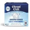Cleancult Ultra Power Dishwasher Detergent Pods for Sparkling Streak-Free Shine, All-In-One, No Plastic Waste, 32 Count(Lemon Verbena)