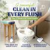 Cleancult Toilet Bowl Cleaner Sheets – Dissolvable, Septic Safe, Effective Cleaning, Removes Stains & Rings, Cleans & Deodorizes – 32 Uses – Sea Spray Scent – Plastic-Free Packaging(Lemon)