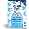 Cleancult Toilet Bowl Cleaner Sheets – Dissolvable, Septic Safe, Effective Cleaning, Removes Stains & Rings, Cleans & Deodorizes – 32 Uses – Sea Spray Scent – Plastic-Free Packaging(Sea Spray)