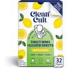 Cleancult Toilet Bowl Cleaner Sheets – Dissolvable, Septic Safe, Effective Cleaning, Removes Stains & Rings, Cleans & Deodorizes – 32 Uses – Sea Spray Scent – Plastic-Free Packaging(Lemon)